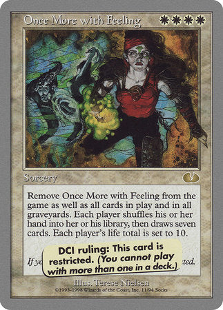 Once More with Feeling [Unglued] | Gate City Games LLC