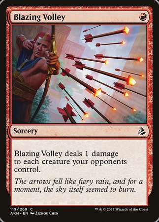 Blazing Volley [Amonkhet] | Gate City Games LLC