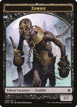 Zombie Token [Khans of Tarkir Tokens] | Gate City Games LLC