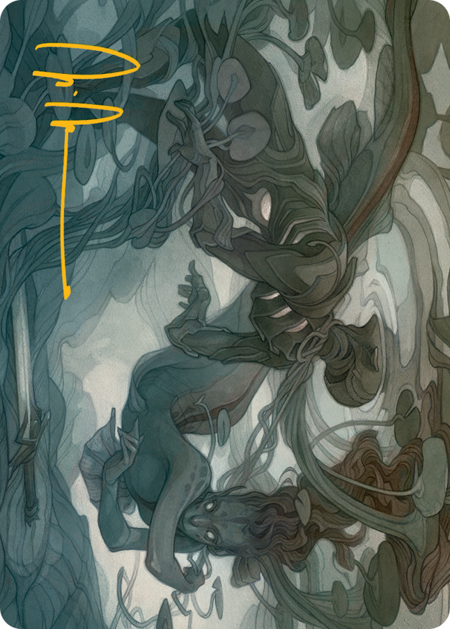 Emry, Lurker of the Loch Art Card (Gold-Stamped Signature) [March of the Machine Art Series] | Gate City Games LLC
