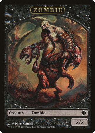 Zombie Token [Shards of Alara Tokens] | Gate City Games LLC