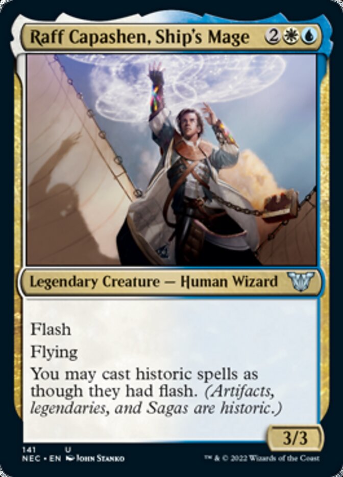 Raff Capashen, Ship's Mage [Kamigawa: Neon Dynasty Commander] | Gate City Games LLC