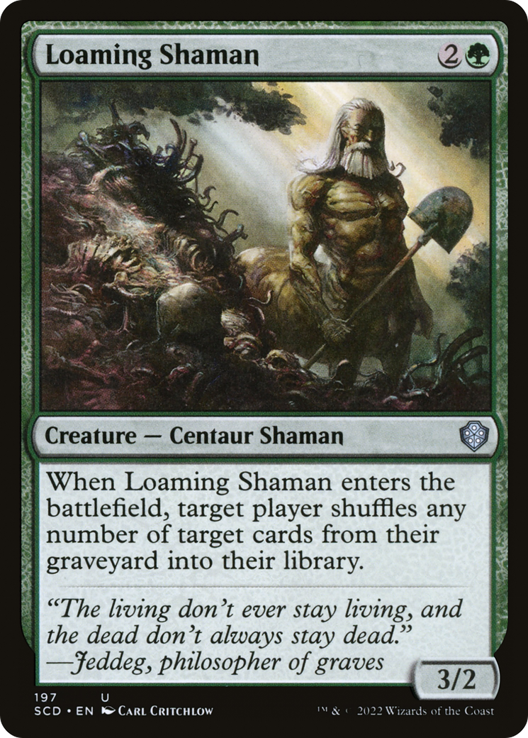 Loaming Shaman [Starter Commander Decks] | Gate City Games LLC