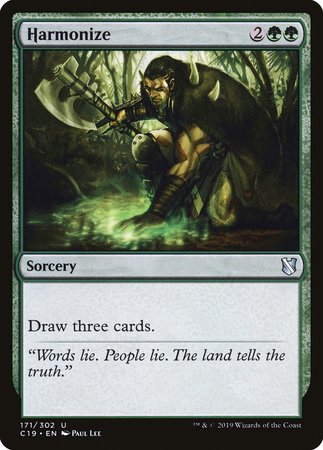 Harmonize [Commander 2019] | Gate City Games LLC