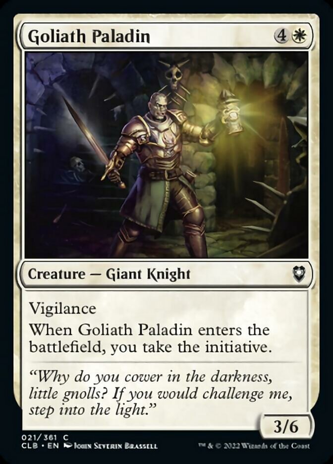 Goliath Paladin [Commander Legends: Battle for Baldur's Gate] | Gate City Games LLC
