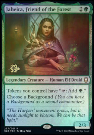 Jaheira, Friend of the Forest [Commander Legends: Battle for Baldur's Gate Prerelease Promos] | Gate City Games LLC