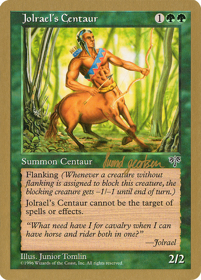 Jolrael's Centaur (Svend Geertsen) [World Championship Decks 1997] | Gate City Games LLC