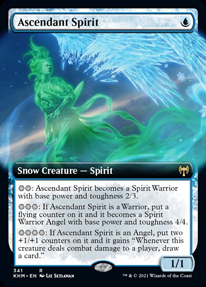 Ascendant Spirit (Extended Art) [Kaldheim] | Gate City Games LLC