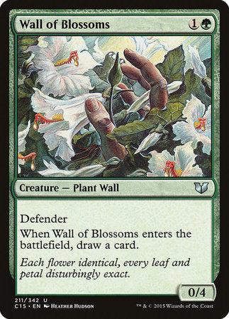 Wall of Blossoms [Commander 2015] | Gate City Games LLC