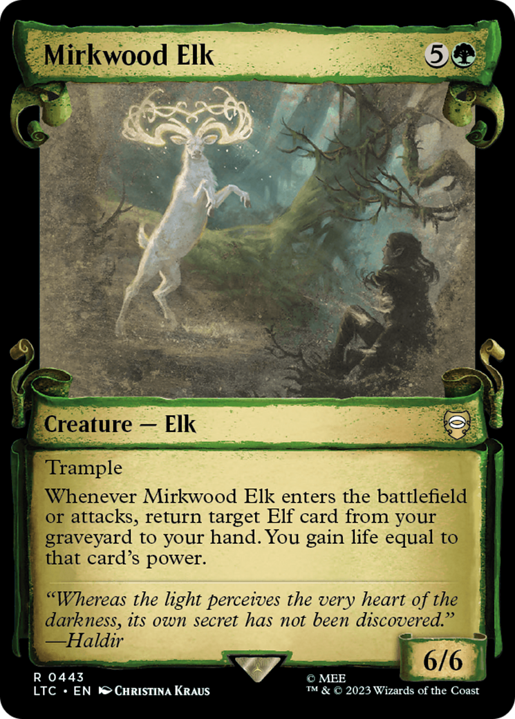 Mirkwood Elk [The Lord of the Rings: Tales of Middle-Earth Commander Showcase Scrolls] | Gate City Games LLC