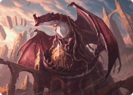 Velomachus Lorehold Art Card [Strixhaven: School of Mages Art Series] | Gate City Games LLC