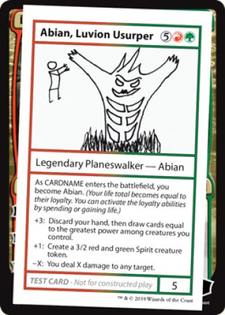 Abian, Luvion Usurper (2021 Edition) [Mystery Booster Playtest Cards] | Gate City Games LLC