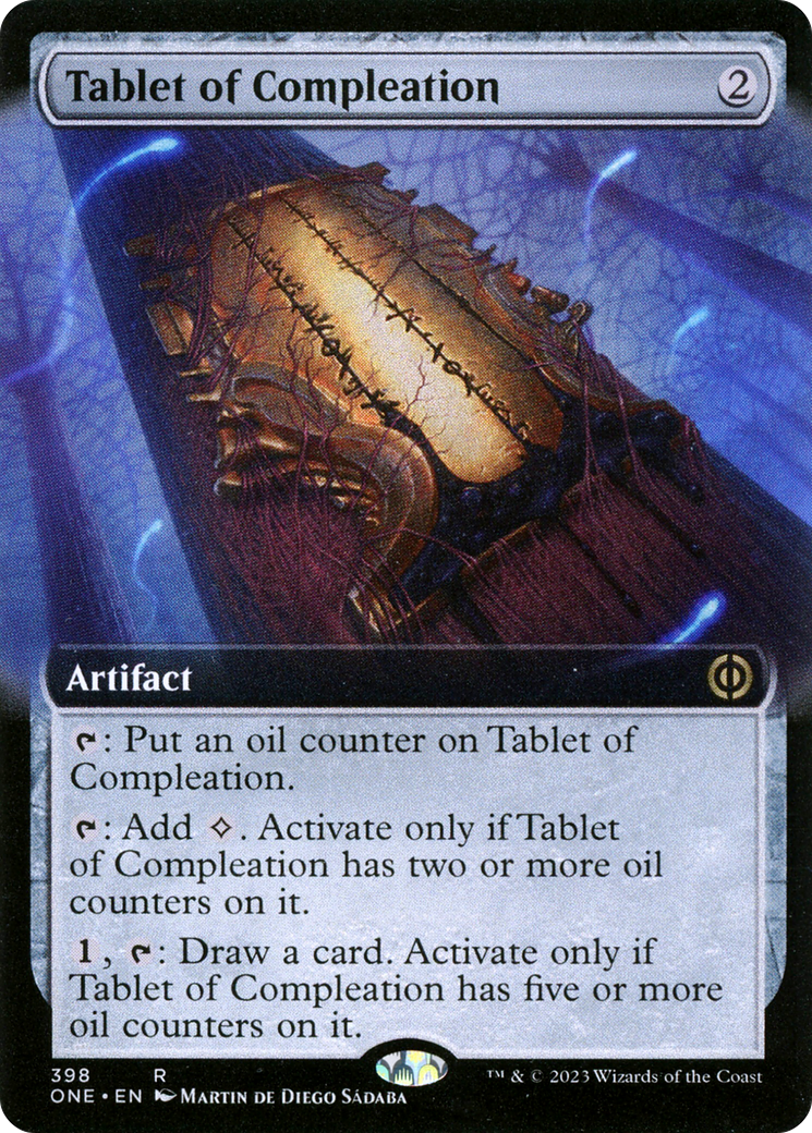 Tablet of Compleation (Extended Art) [Phyrexia: All Will Be One] | Gate City Games LLC