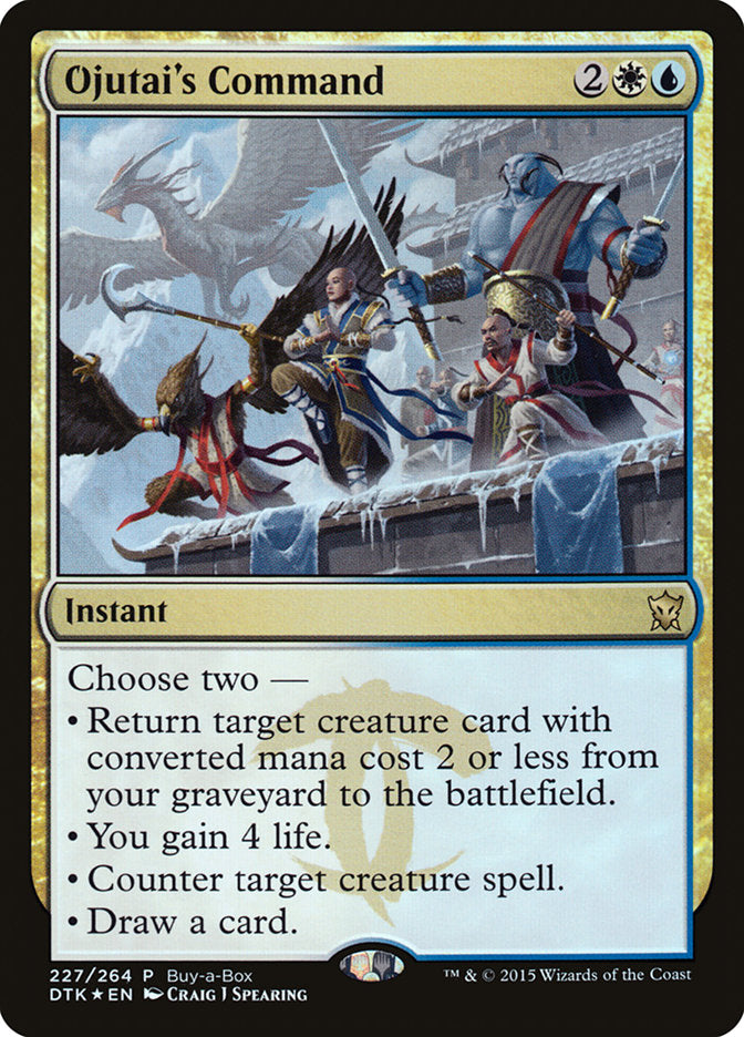 Ojutai's Command (Buy-A-Box) [Dragons of Tarkir Promos] | Gate City Games LLC