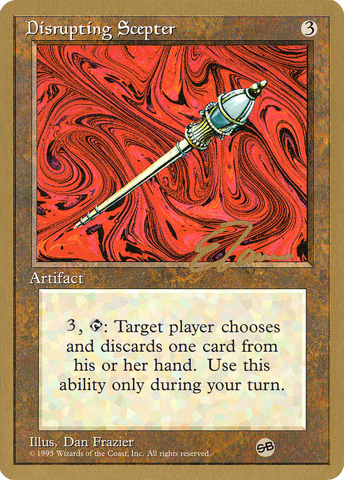 Disrupting Scepter (Eric Tam) (SB) [Pro Tour Collector Set] | Gate City Games LLC