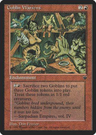Goblin Warrens [Fallen Empires] | Gate City Games LLC