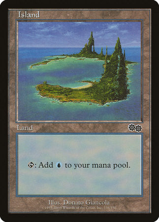 Island (336) [Urza's Saga] | Gate City Games LLC