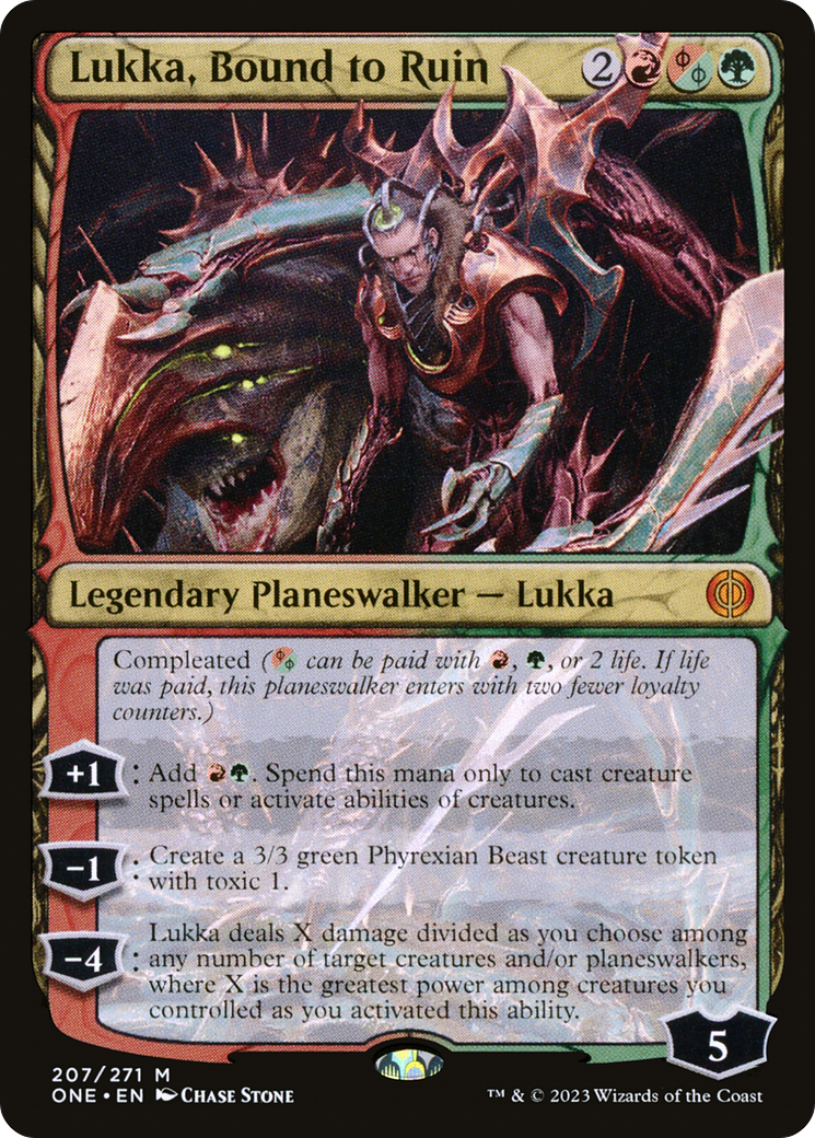 Lukka, Bound to Ruin [Phyrexia: All Will Be One] | Gate City Games LLC