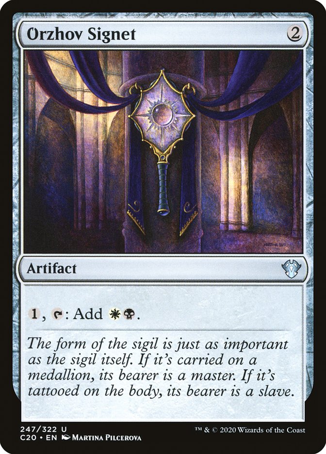 Orzhov Signet [Commander 2020] | Gate City Games LLC