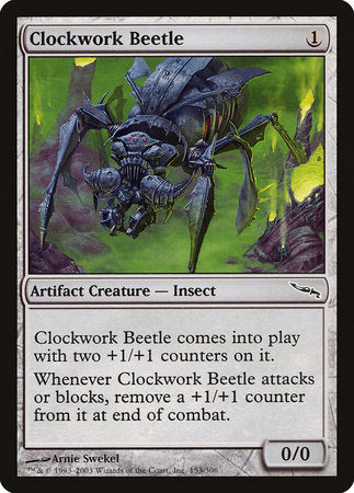 Clockwork Beetle [Mirrodin] | Gate City Games LLC