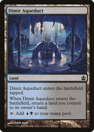 Dimir Aqueduct [Commander 2011] | Gate City Games LLC