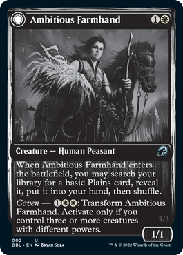 Ambitious Farmhand // Seasoned Cathar [Innistrad: Double Feature] | Gate City Games LLC