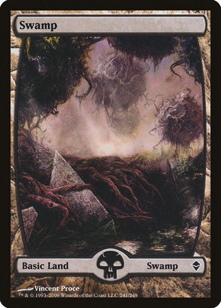 Swamp (241) - Full Art [Zendikar] | Gate City Games LLC