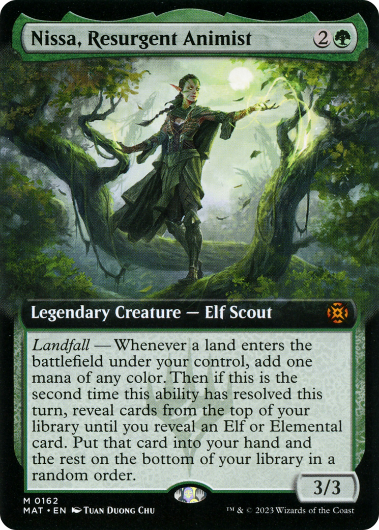 Nissa, Resurgent Animist (Extended Art) [March of the Machine: The Aftermath] | Gate City Games LLC