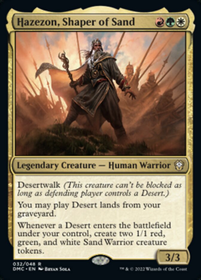 Hazezon, Shaper of Sand [Dominaria United Commander] | Gate City Games LLC