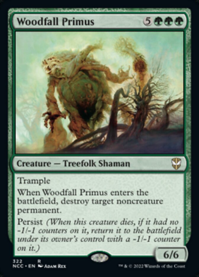 Woodfall Primus [Streets of New Capenna Commander] | Gate City Games LLC