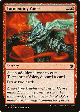 Tormenting Voice [Dragons of Tarkir] | Gate City Games LLC
