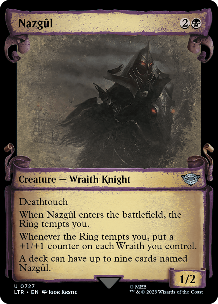 Nazgul (0727) [The Lord of the Rings: Tales of Middle-Earth Showcase Scrolls] | Gate City Games LLC