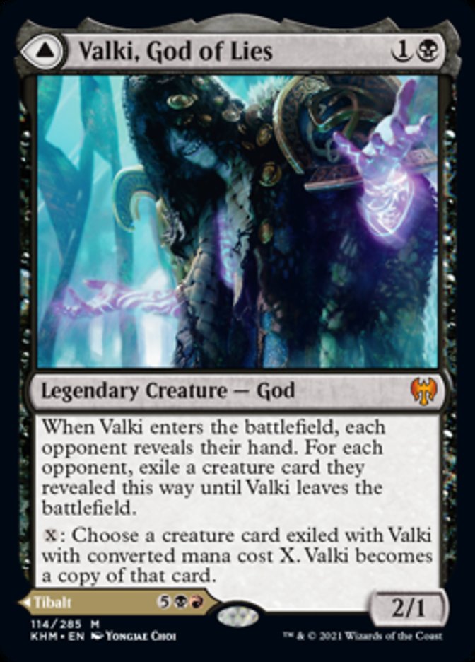 Valki, God of Lies // Tibalt, Cosmic Impostor [Kaldheim] | Gate City Games LLC