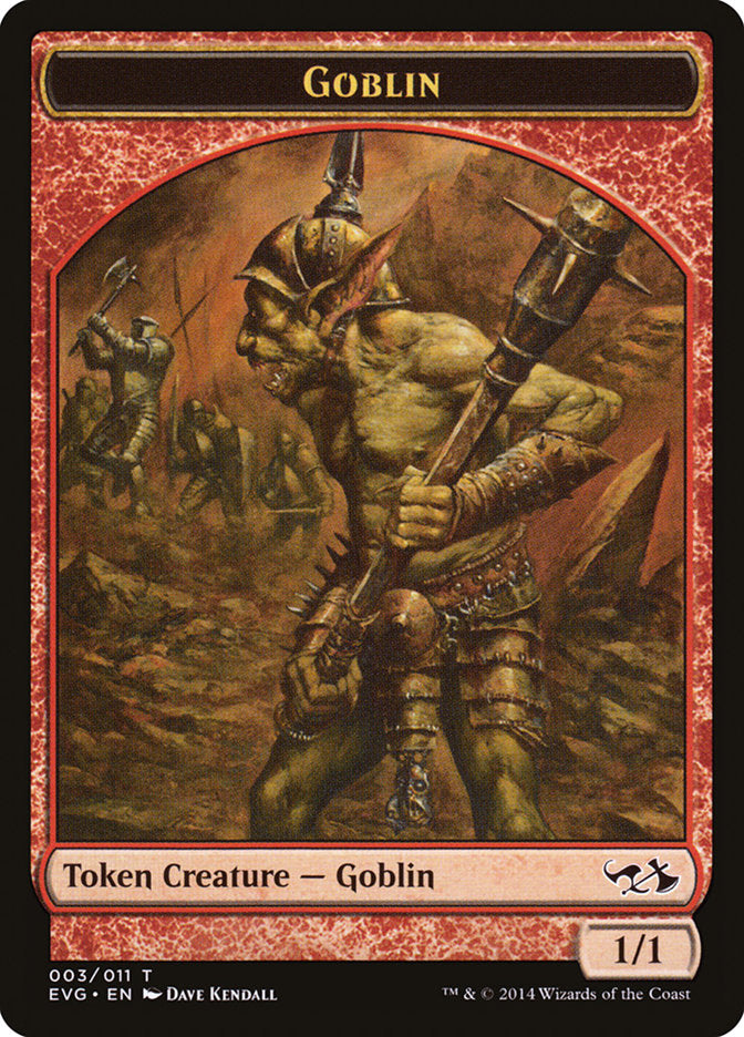 Goblin Token (Elves vs. Goblins) [Duel Decks Anthology Tokens] | Gate City Games LLC