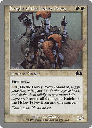 Knight of the Hokey Pokey [Unglued] | Gate City Games LLC