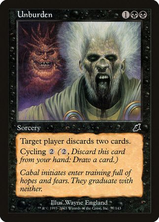 Unburden [Scourge] | Gate City Games LLC