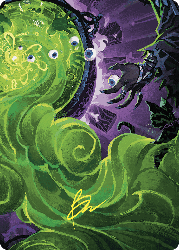 Waste Not Art Card (Gold-Stamped Signature) [Wilds of Eldraine Art Series] | Gate City Games LLC