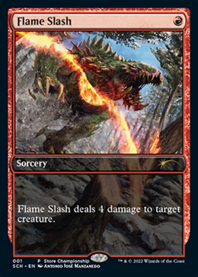 Flame Slash (Extended Art) [Store Championships 2022] | Gate City Games LLC