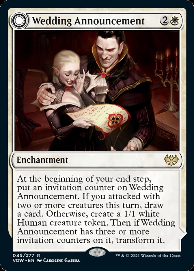 Wedding Announcement // Wedding Festivity [Innistrad: Crimson Vow] | Gate City Games LLC