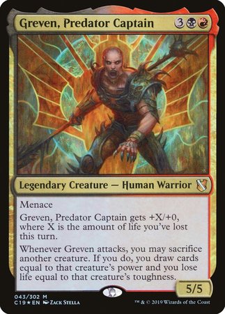 Greven, Predator Captain [Commander 2019] | Gate City Games LLC