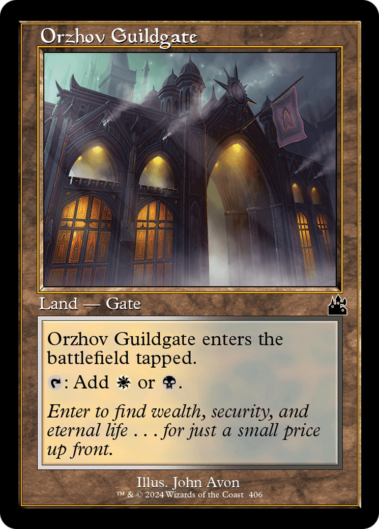 Orzhov Guildgate (Retro Frame) [Ravnica Remastered] | Gate City Games LLC
