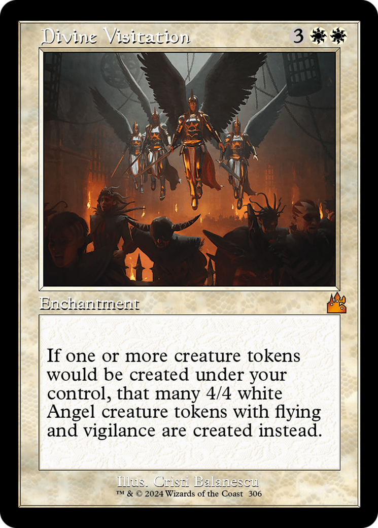 Divine Visitation (Retro Frame) [Ravnica Remastered] | Gate City Games LLC