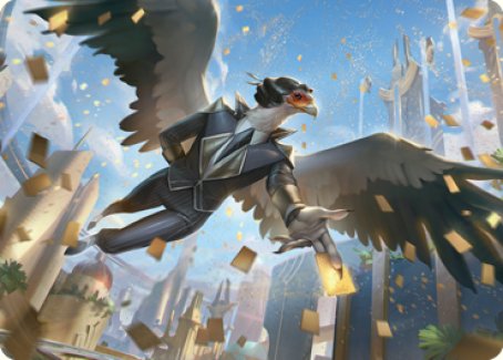 Skyboon Evangelist Art Card [Streets of New Capenna Art Series] | Gate City Games LLC