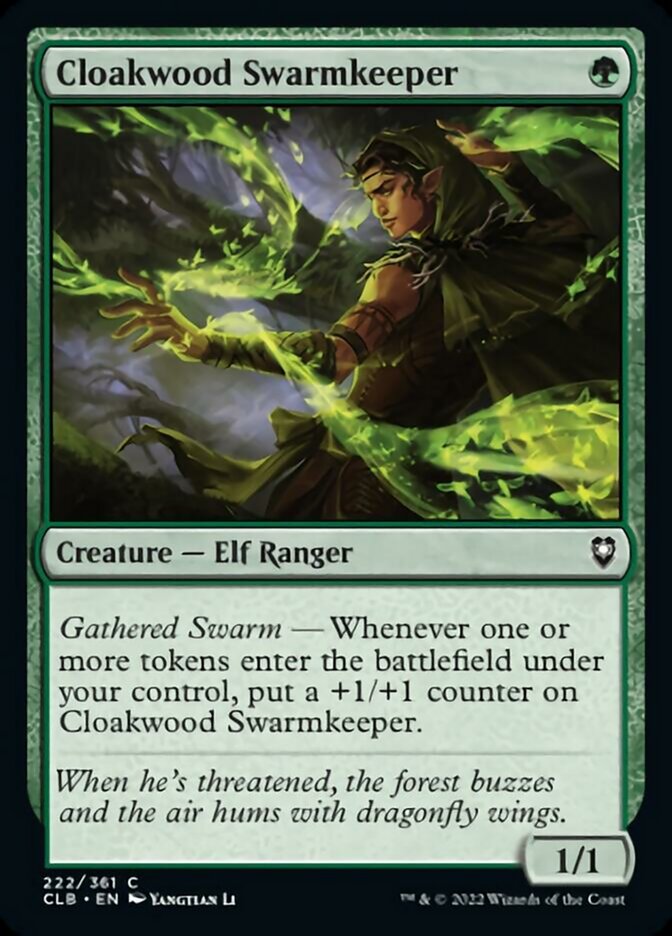 Cloakwood Swarmkeeper [Commander Legends: Battle for Baldur's Gate] | Gate City Games LLC