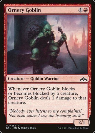 Ornery Goblin [Guilds of Ravnica] | Gate City Games LLC