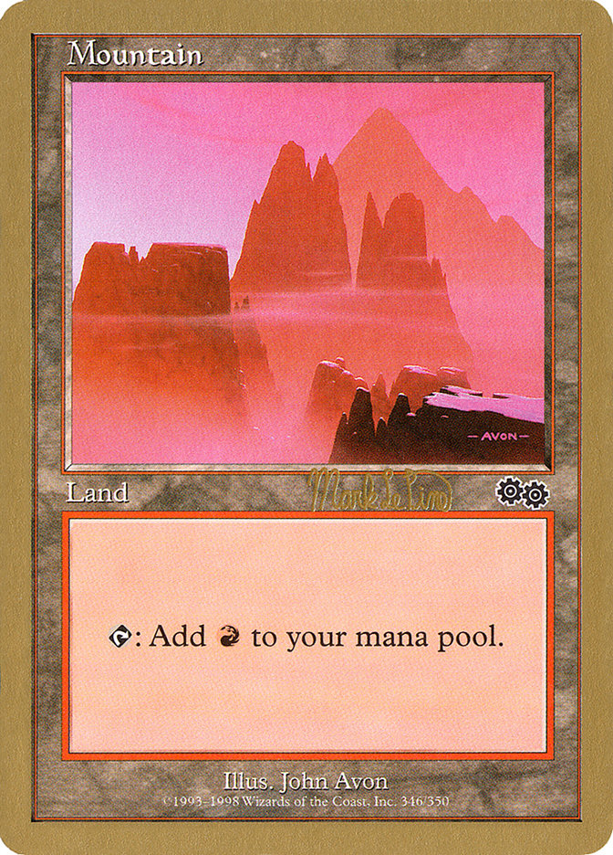 Mountain (mlp346b) (Mark Le Pine) [World Championship Decks 1999] | Gate City Games LLC