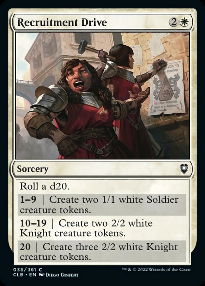 Recruitment Drive [Commander Legends: Battle for Baldur's Gate] | Gate City Games LLC