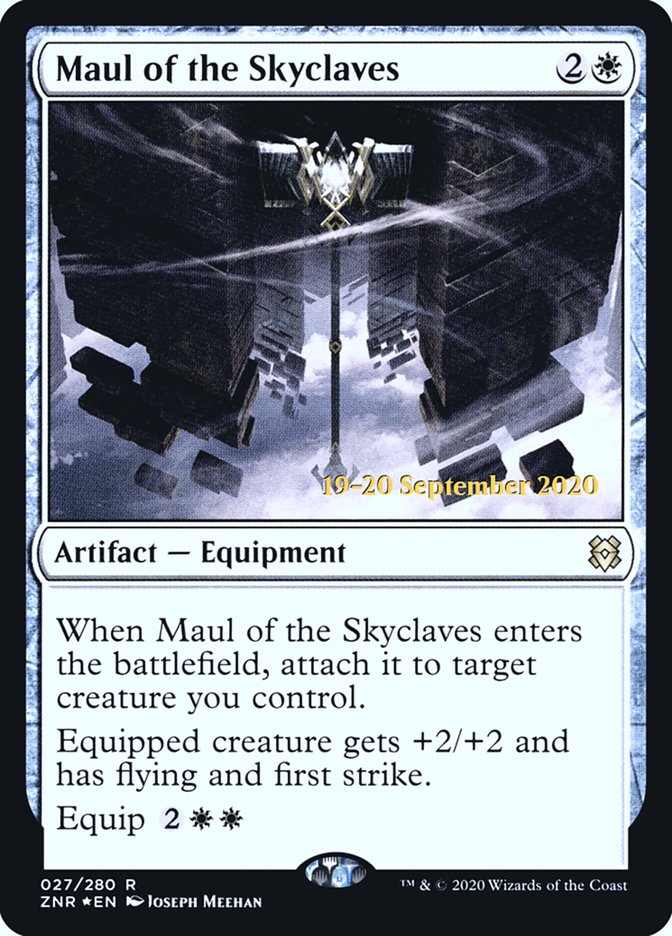 Maul of the Skyclaves  (Prerelease) [Zendikar Rising Prerelease Promos] | Gate City Games LLC