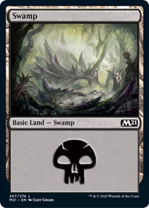 Swamp (267) [Core Set 2021] | Gate City Games LLC