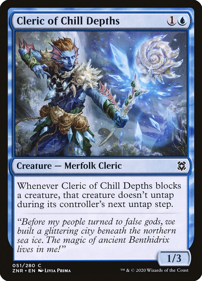 Cleric of Chill Depths [Zendikar Rising] | Gate City Games LLC